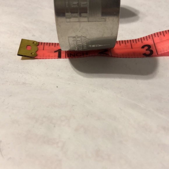 Salisbury Pewter USA 2011 Cuff Bracelet Bicentennial Revolutionary Landmarks - Picture 11 of 11